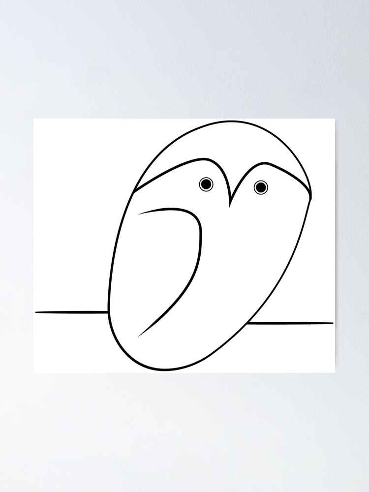 Poster Picasso Bebe Hibou Dessin Animaux Picasso Par Artswag Redbubble