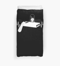 Rick's Portal Gun Heartbeat Duvet Cover