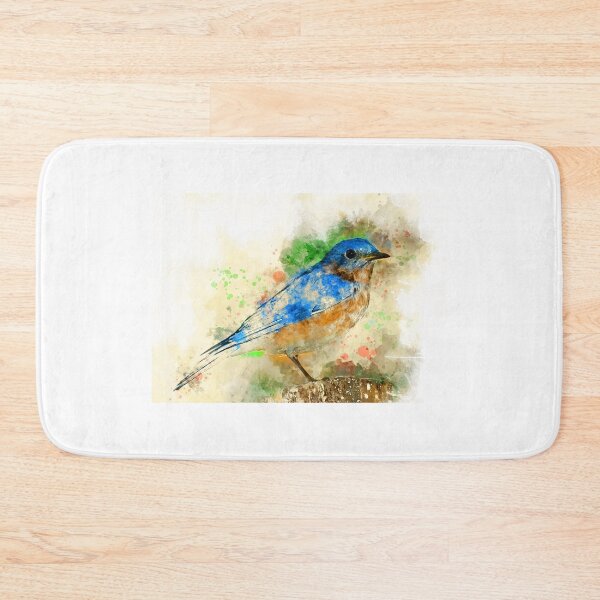 Item preview, Bluebird, Bluebird art, watercolor Bluebird designed and sold by Rosaliartbook.