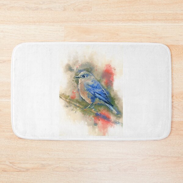 Item preview, Bluebird, Bluebird art, watercolor Bluebird designed and sold by Rosaliartbook.