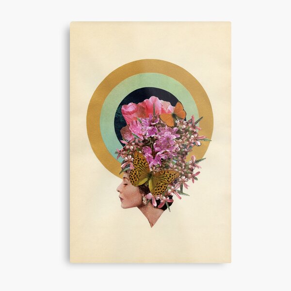 Golden Circle Metal Print