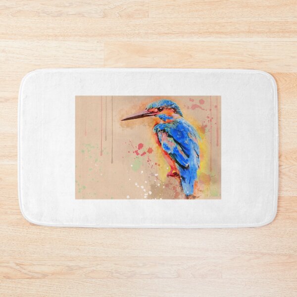 Item preview, Kingfisher, Kingfisher art, Kingfisher watercolor designed and sold by Rosaliartbook.