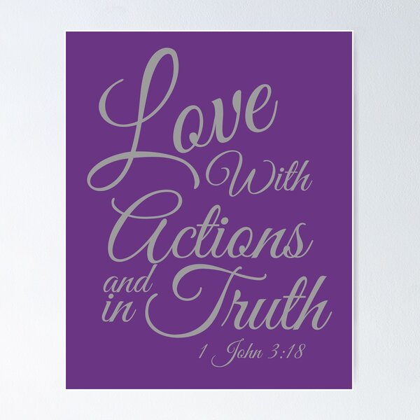 Item preview, Love with actions and in truth. designed and sold by Cy1982.