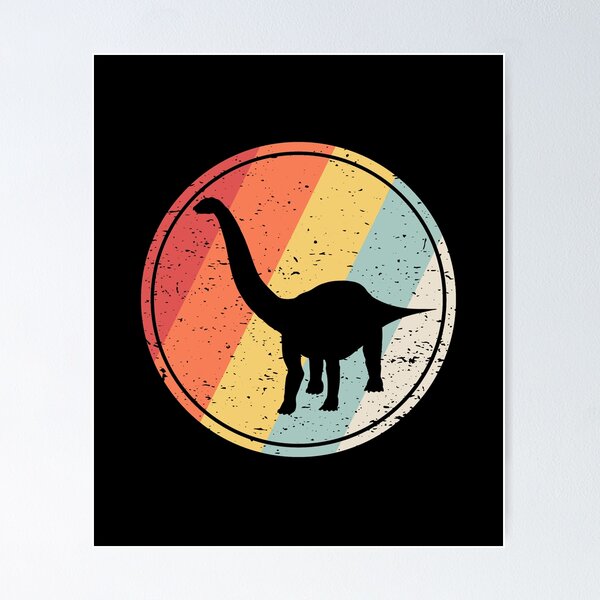 Item preview, Vintage Retro Brontosaurus Dinosaur designed and sold by Vanover Designs.