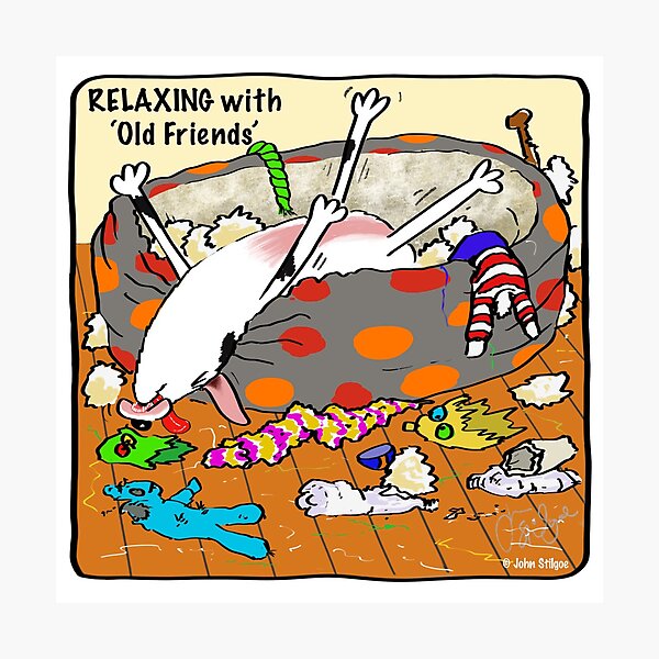 Item preview, RELAXING WITH OLD FRIENDS designed and sold by stilgoe.