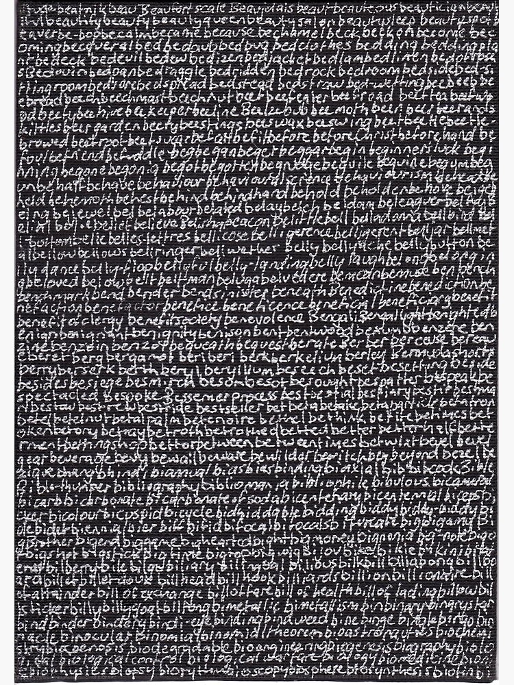"Dictionary 6" (beebread-biotin) by michellelee