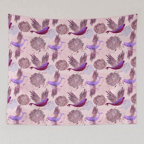 Item preview, Pink whales designed and sold by YanayMora.