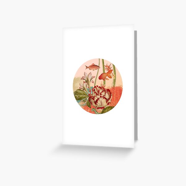 Botanical Fish Bowl Greeting Card