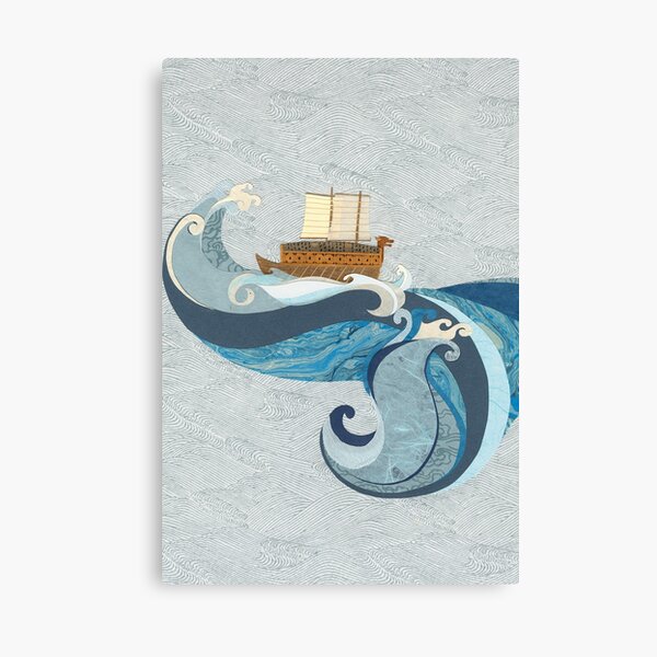 The Turtle Ship: Back Cover Canvas Print