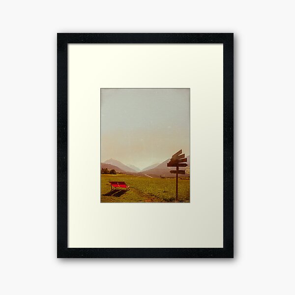 Vintage Holiday Gerahmter Kunstdruck