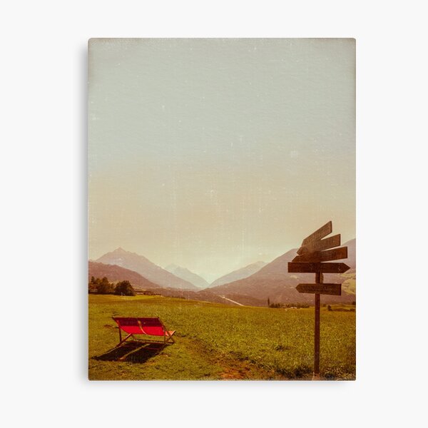 Vintage Holiday Leinwanddruck