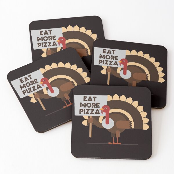 Item preview, Eat More Pizza Thanksgiving Turkey Design designed and sold by danielliamgill.