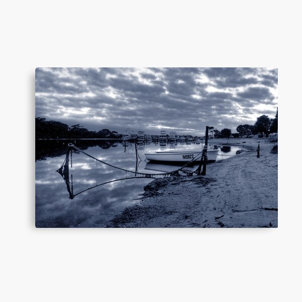 Boats in Lake Entrance Canvas Print