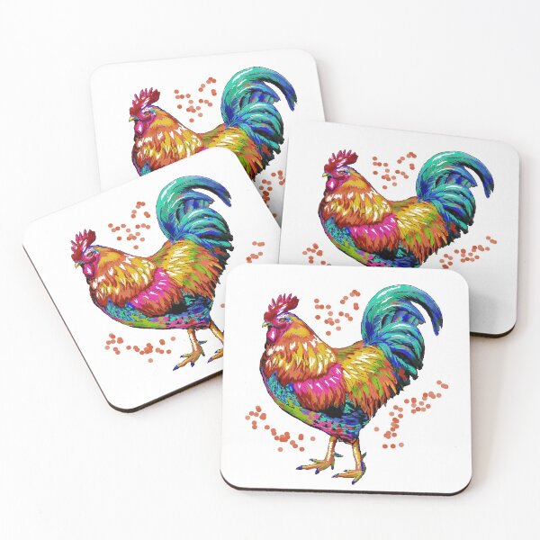 Item preview, Color Splash Rooster designed and sold by glasslion.