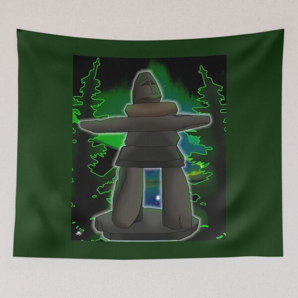 Item preview, Inukshuk  Greeting  designed and sold by Lytebound.