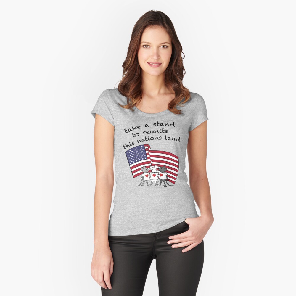 Item preview, Fitted Scoop T-Shirt designed and sold by donnamartini.