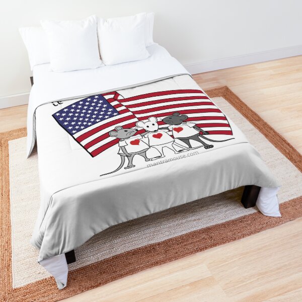 MantraMouse® It Can Always Be We Cartoon in Color Comforter
