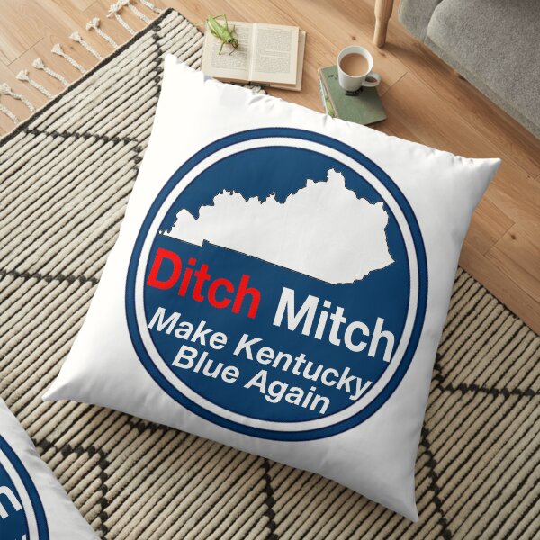 18x18 Anti Kentucky Senator Mitch McConnell Ditch Mitch Throw Pillow Multicolor 18x18 Anti Kentucky Senator Mitch McConnell Ditch Mitch Throw Pillow Multicolor