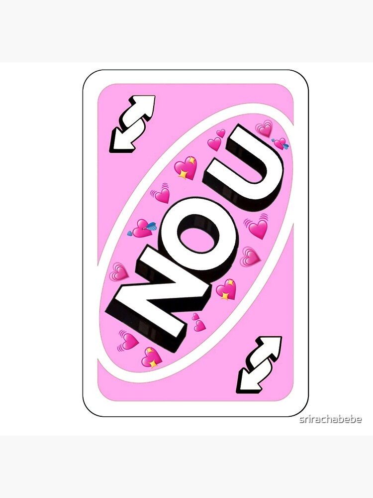 NO U Uno Reverse Card | Sticker