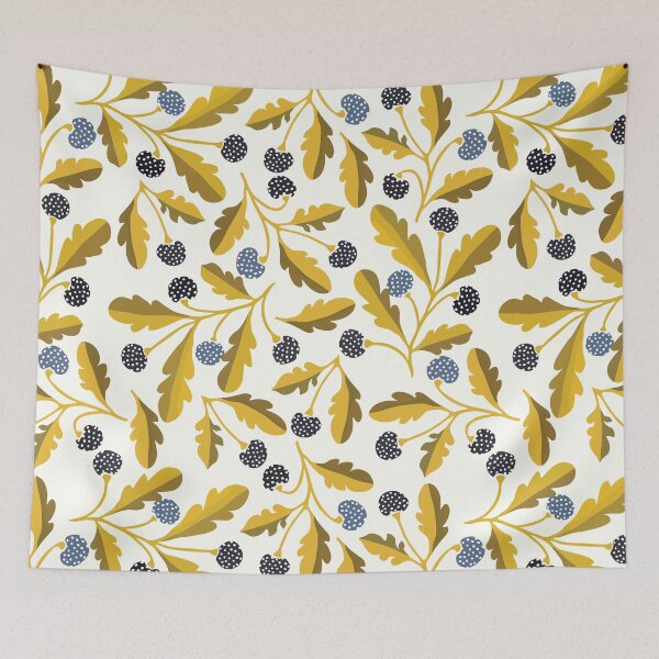 Item preview, Autumn leaf seamless pattern. Ornamental floral pattern. designed and sold by Erisen.