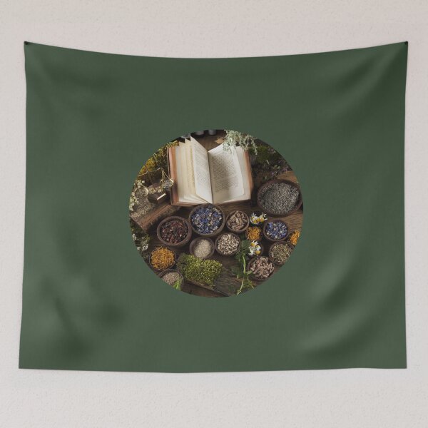 Item preview, Herbal Witch Circle designed and sold by blue-jay-art.