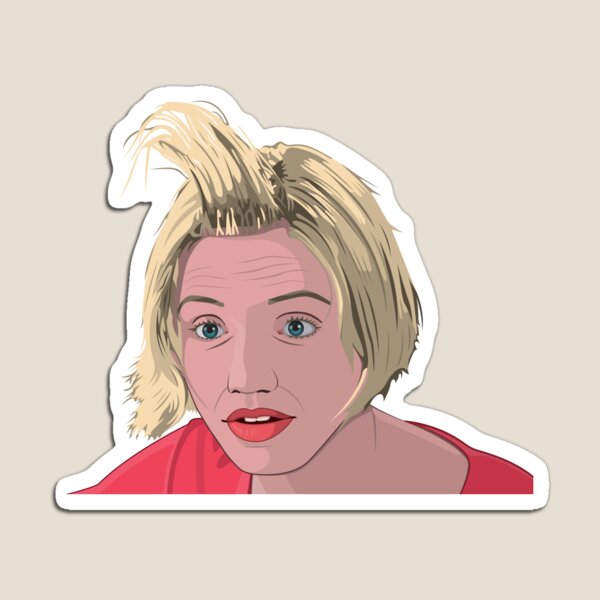 Item preview, Cameron Diaz With Funny Hairdo designed and sold by MonkeyBusinessC.
