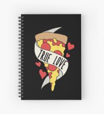 Pizza is true love Spiral Notebook