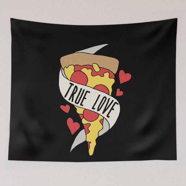 Item preview, Pizza is true love designed and sold by FrictionMaxxing.