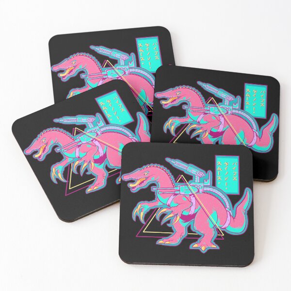 Item preview, Vaporwave Robot Dinosaur designed and sold by EliseMara.
