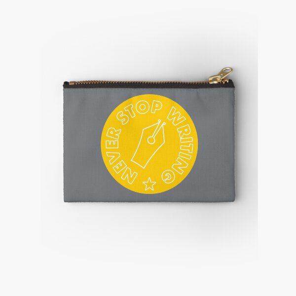 Item preview, Never Stop Writing - Yellow designed and sold by MOREDANKMEMES.