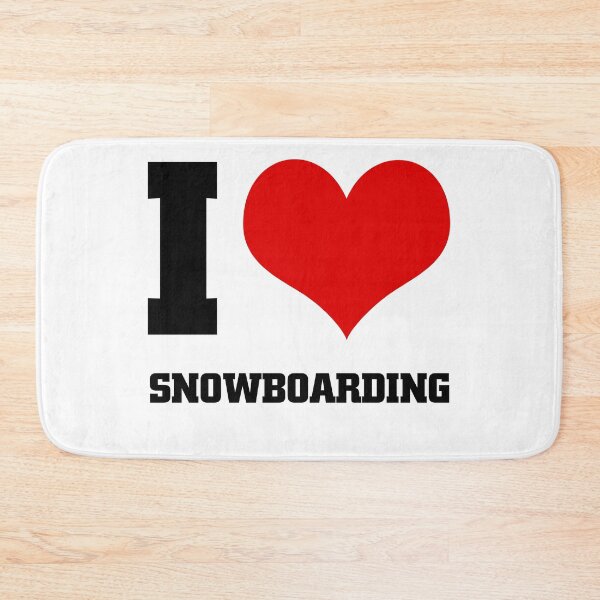 Item preview, I love SNOWBOARDING designed and sold by Thestarrysky.