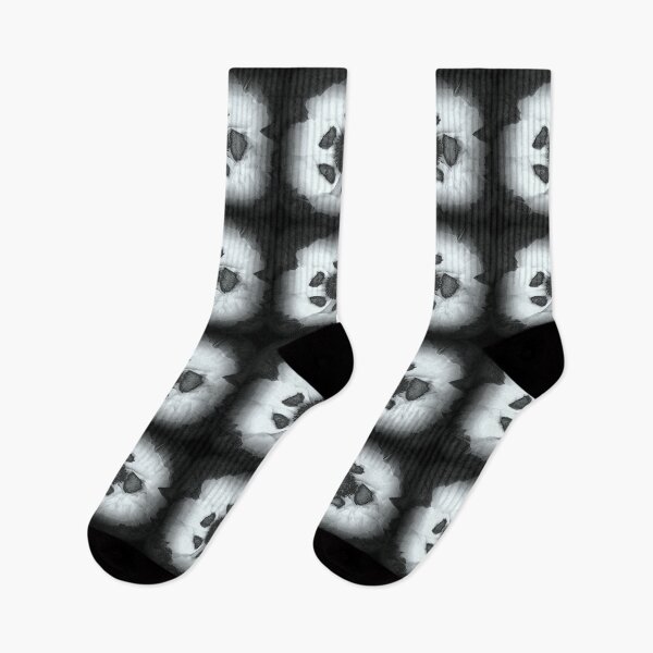 Item preview,  inverted black and white poppy, c.a.2019 designed and sold by smiley100.