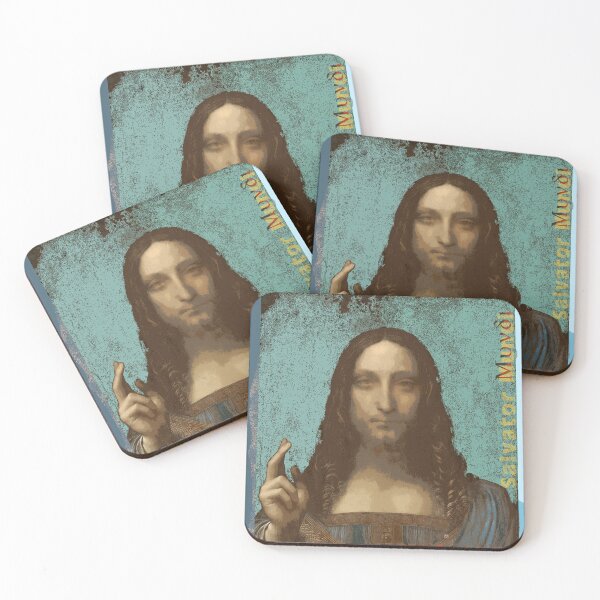 Item preview, Leonardo Da Vinci's Salvator Mundi (Pop Art by ACCI) Portrait  designed and sold by VanyssaGraphics.