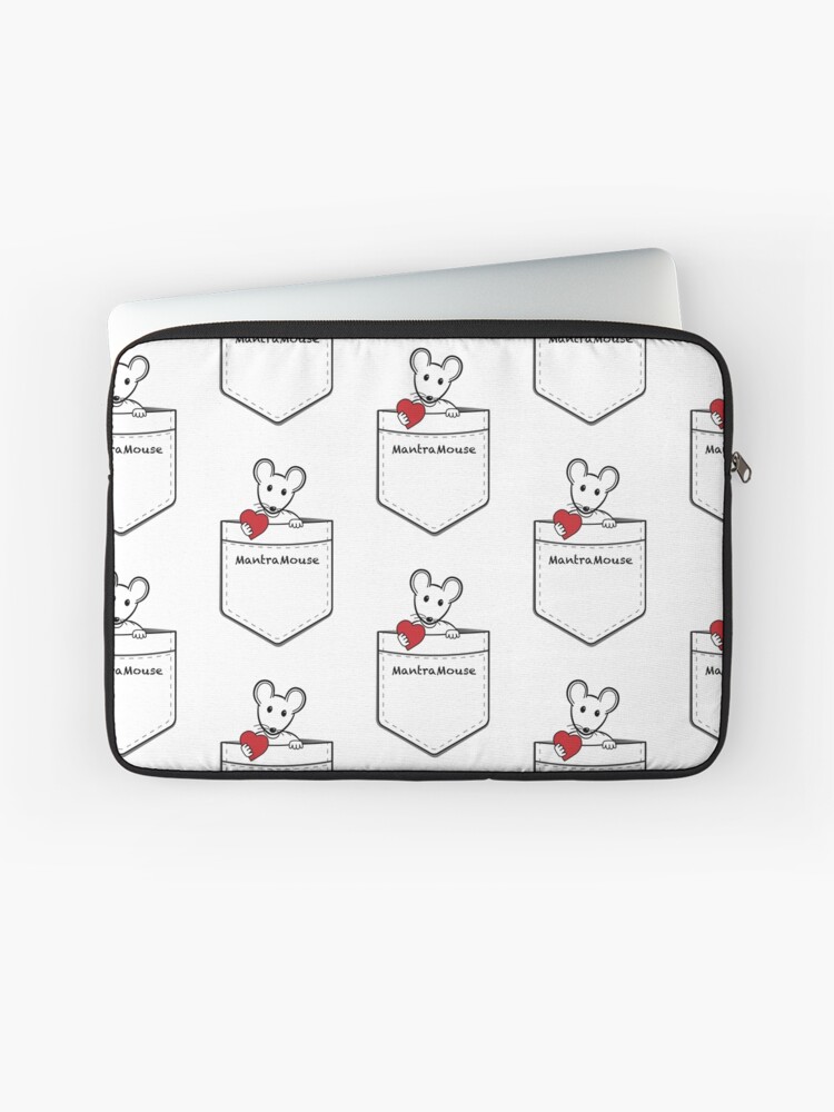 Thumbnail 1 of 2, Laptop Sleeve, MantraMouse® Pocket of Love designed and sold by donnamartini.