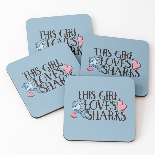 Item preview, This girl loves sharks designed and sold by FrictionMaxxing.