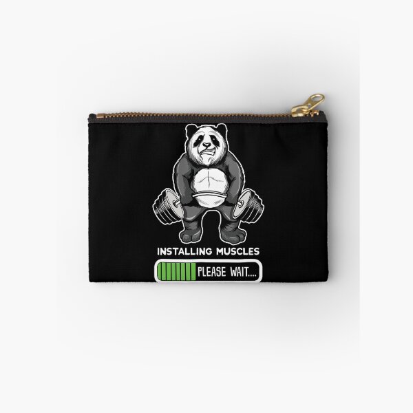 Item preview, Panda Installing Muscles designed and sold by designeclipse.