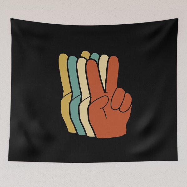 Item preview, Retro Peace Hand Sign designed and sold by designeclipse.