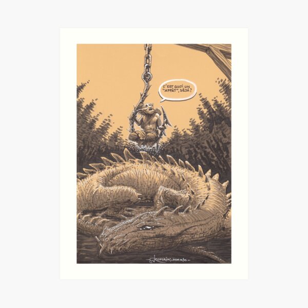 Dragon bait Art Print