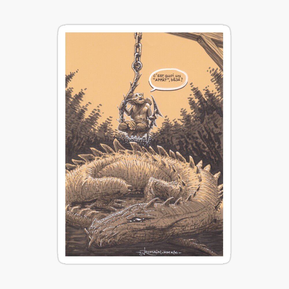 Dragon bait Sticker
