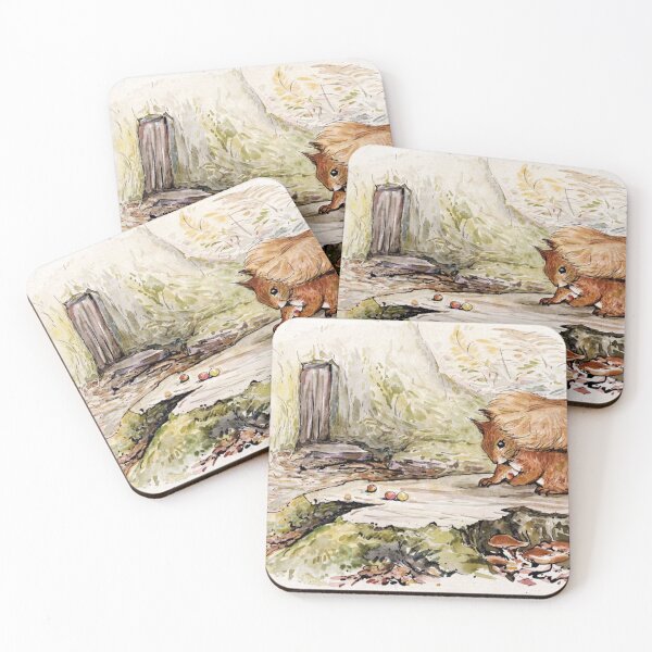 Aperçu de l'œuvre Écureuil Nutkin - Beatrix Potter créée et vendue par forgottenbeauty.
