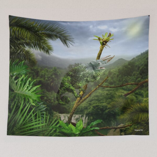 Item preview, Camouflaged Chameleon designed and sold by Destroyed-Pixel.