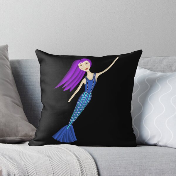 Item preview, Sweet Floating Mermaid designed and sold by lacitrouille.