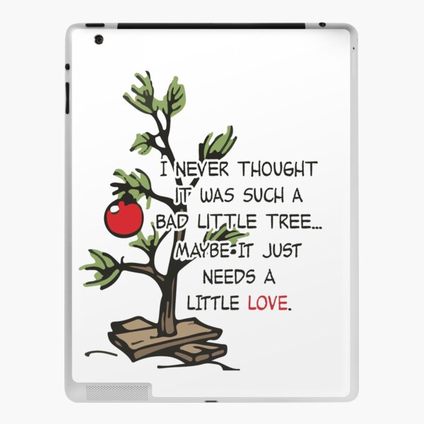 Charlie Brown Christmas Tree © GraphicLoveShop iPad Skin