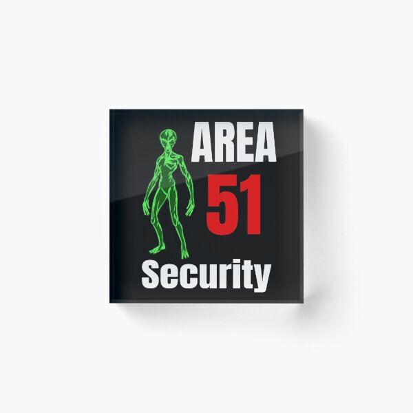Item preview, Area 51 Security Alien Graphic Gift Design designed and sold by Midlife50.