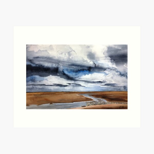 Early Evening on Old Hunstatnton Beach Art Print