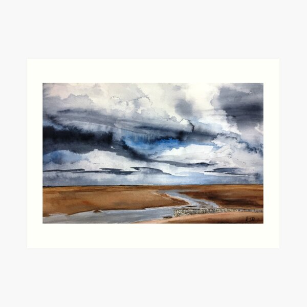Early Evening on Old Hunstatnton Beach Art Print