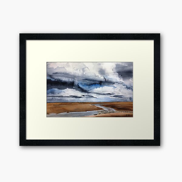 Early Evening on Old Hunstatnton Beach Framed Art Print