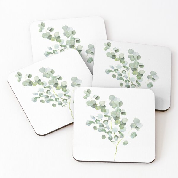 Item preview, Australian Eucalyptus Twig Watercolor designed and sold by ArtLab9.