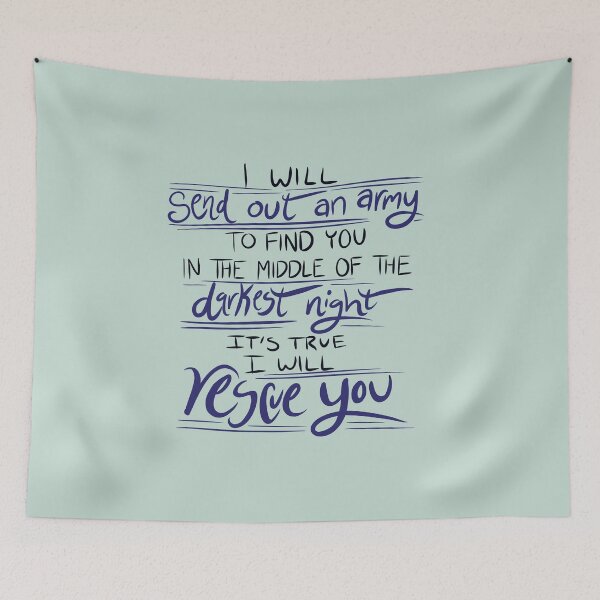 Item preview, I Will Rescue You - Lauren Daigle designed and sold by danielleartsy.