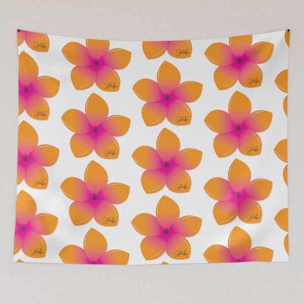 Item preview, Orange Pink Plumeria designed and sold by CM-PD.